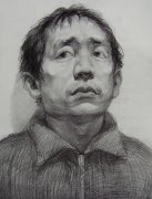 2010年鲁迅美术学院优秀半身人物素描作品