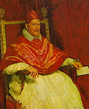 世界名画  （西）委拉斯开兹《教皇英诺森十世》