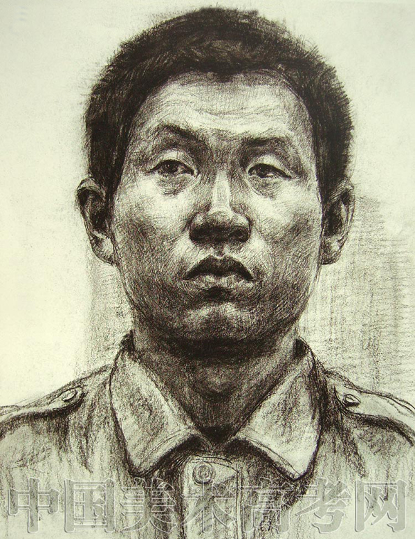 2008年鲁迅美术学院半身人物素描校考试卷下载