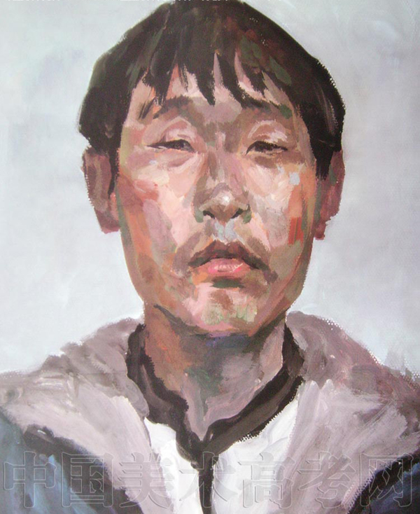 2007年鲁迅美术学院人物色彩头像校考试卷下载